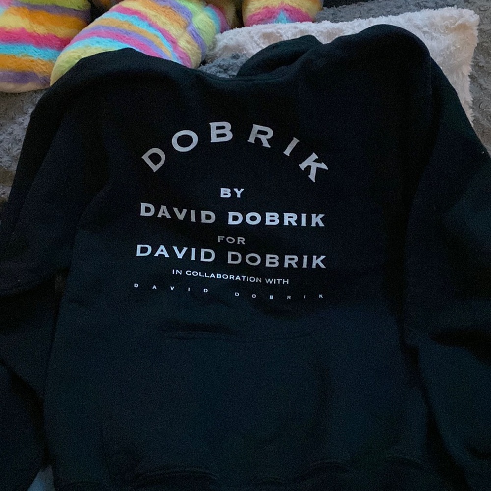 Unisex Black David dobrik sweatshirt